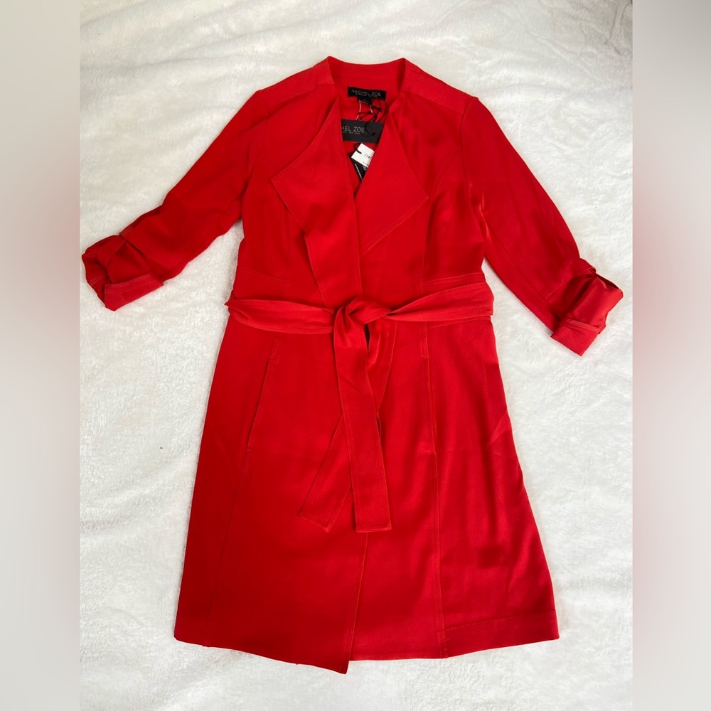 Rachel Zoe Red / Orange Coat XS Extra Small - New w/Tags attached